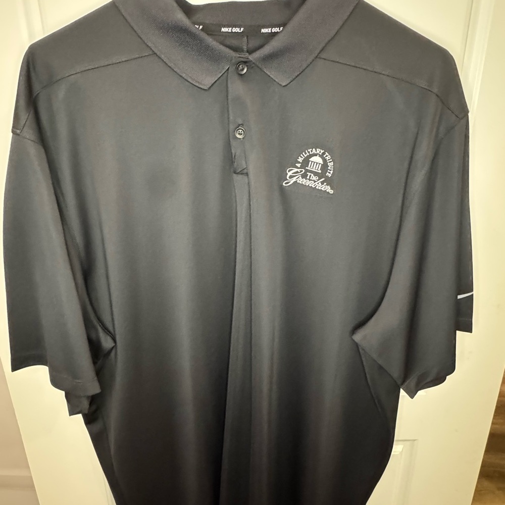 Nike Men's Black Dri-Fit Polo Shirt